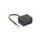 Adapter RJ11 6/4 auf TAE NFN-Kupplung, 0,15m