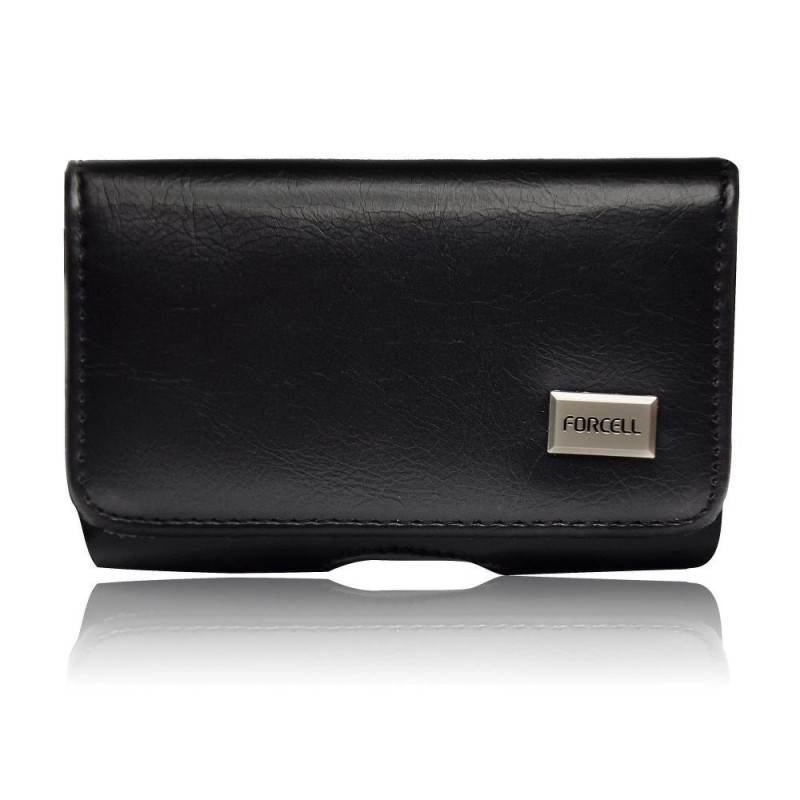 Universal Ledertasche Forcell-Serie black XXXXL (160 x 80 x 9 mm)