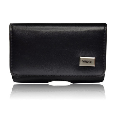Universal Ledertasche Forcell-Serie black XXXXL (160 x 80 x 9 mm)