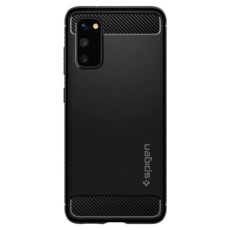 SPIGEN Rugged Armor Backcase schwarz für Samsung G980 Galaxy S20
