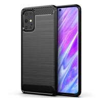TPU CASE CARBON/BLACK für Samsung G980 Galaxy S20