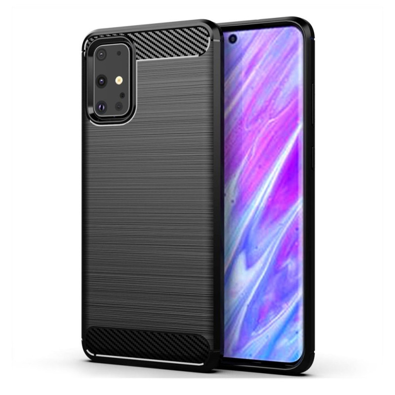 TPU CASE CARBON/BLACK für Samsung G980 Galaxy S20