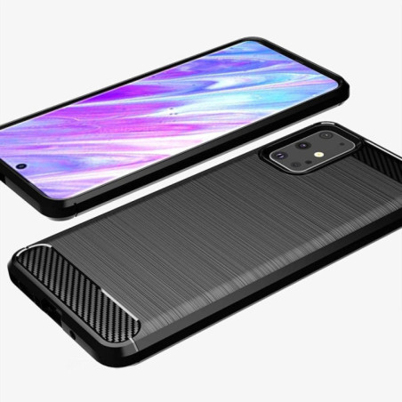 TPU CASE CARBON/BLACK für Samsung G980 Galaxy S20