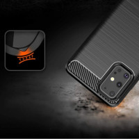 TPU CASE CARBON/BLACK für Samsung G980 Galaxy S20