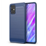 TPU CASE CARBON/BLUE für Samsung G980 Galaxy S20