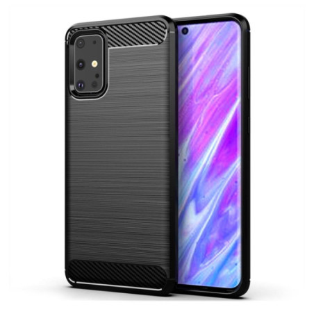 TPU CASE CARBON/BLACK für Samsung G980 Galaxy S20 Plus