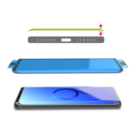 NanoFlex Hybrid-Glas FULLSCREEN für Samsung Galaxy S20 Plus - FINGERPRINT-SENSOR FUNKTIONIERT