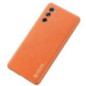 Dux Ducis Yolo elegant case made of soft TPU and PU leather for Samsung Galaxy S20 FE 5G orange