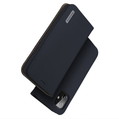 DUX DUCIS Wish Genuine Leather Bookcase type case blue für Apple iPhone 12| iPhone 12 Pro