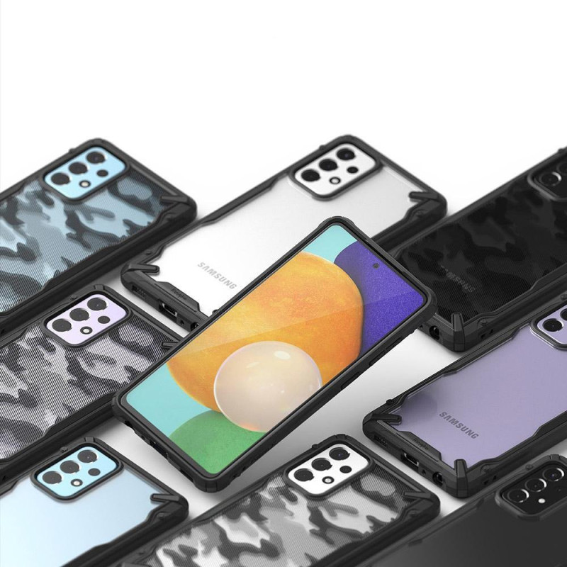 Ringke Fusion X durable PC Case with TPU Bumperblack  für Samsung A525 Galaxy A52| A526 Galaxy A52 5G| A528 Galaxy A52s 5G