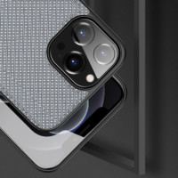 Dux Ducis Fino case covered with nylon material für Apple iPhone 13 Pro Max gray