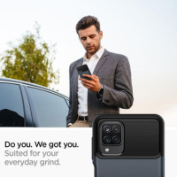 SPIGEN SLIM ARMOR GALAXY A12 METAL SLATE