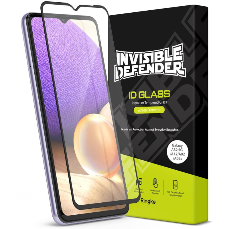 Ringke Invisible Defender ID Glass Tempered Glass 2,5D 0,33 mm für Samsung A125 Galaxy A12 (G4as040)