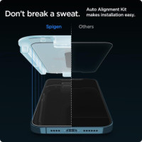 TEMPERED GLASS SPIGEN EZ FIT / 2-PACK für Apple iPHONE 12 PRO MAX
