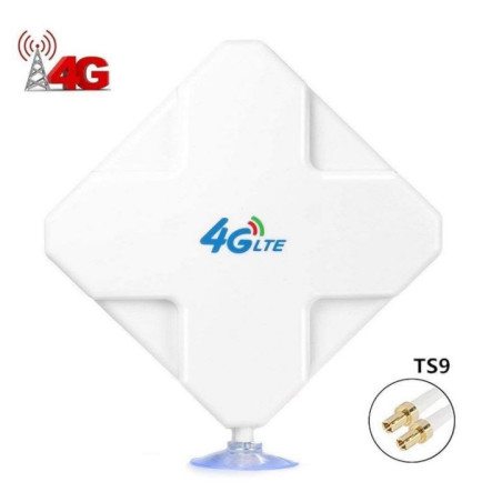 Hochleistungs-Antenne Dual-Connect 35dBi für Mobile Router mit TS9-Anschluss