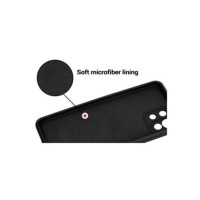 SILIKON-CASE mit Ringhalter schwarz für Samsung A136 Galaxy A13 5G