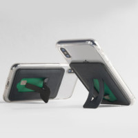 Ringke Multi Card Holder Multifunctional Card Holder Documents Sticky Phone Wallet Stand Black (ACFC0024)