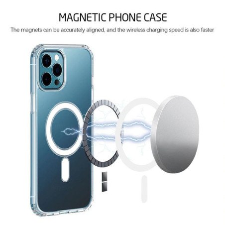 ALLDAY Jelly-Case MagSafe-Kompatibel transparent für Apple iPhone 13 Pro