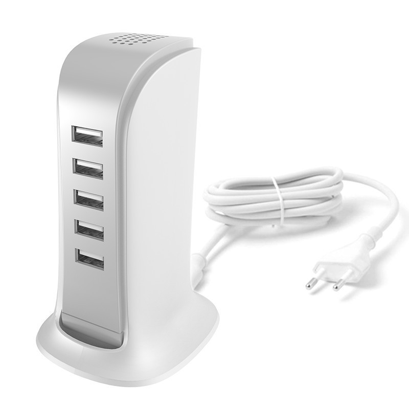 POWER-ADAPTER HOME USB-A 5 Ports EU-PLUG