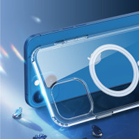 Dux Ducis Clin magnetic case for iPhone 14 compatible with MagSafe transparent