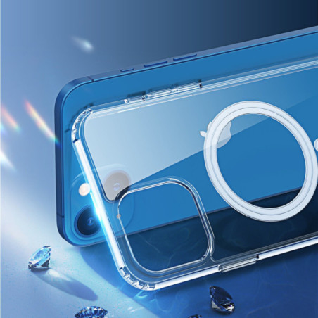 Dux Ducis Clin magnetic case for iPhone 14 compatible with MagSafe transparent