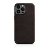 iCarer Oil Wax Premium Leather Case Magnetic Leather Case with MagSafe Brown für Apple iPhone 14 Pro Max