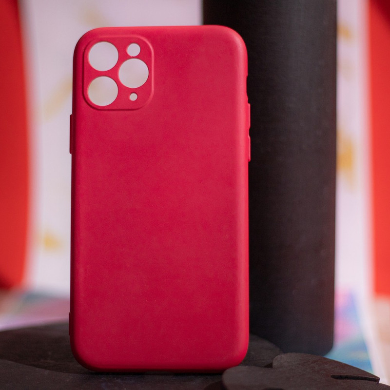 SILIKON-CASE magenta für Apple iPhone 13