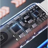 CABLE 3in1 USB-A / USB-C+Lightning+microUSB 120W 120cm Dudao