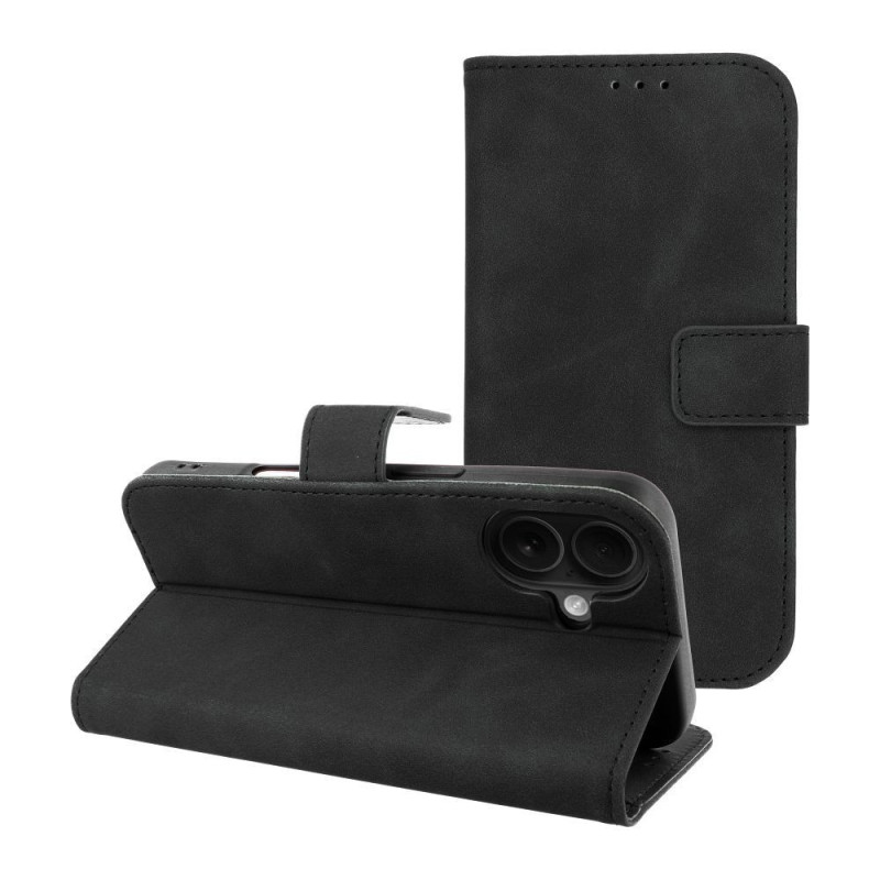 FLIPCASE VELVET schwarz für APPLE iPhone 16