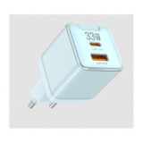 CHARGER USB-C + USB-A 33W GaN JELLICO EU55 lightblue