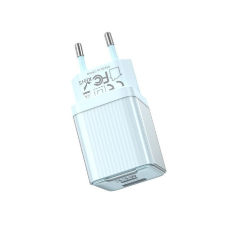 CHARGER USB-C + USB-A 33W GaN JELLICO EU55 lightblue