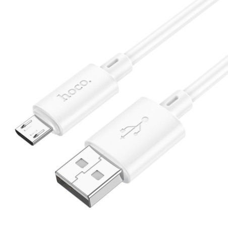 DATACABLE microUSB 100cm Hoco X88 2.4A white