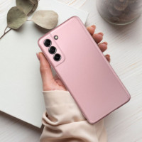 BACK-CASE METALLIC PINK für SAMSUNG Galaxy S24 FE