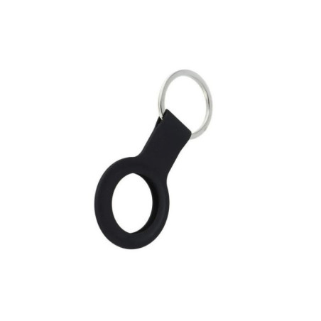 CASE mit Befestigungsring Silikon schwarz für Apple Airtag