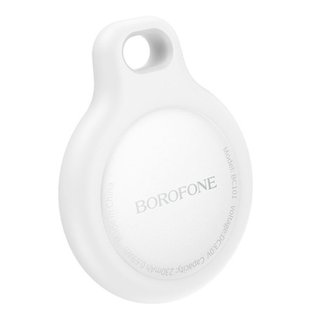 Borofone Locator Tag / Tracker white (Apple Find My network compatible)