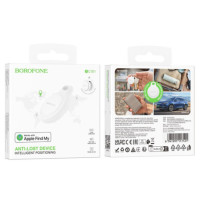 Borofone Locator Tag / Tracker white (Apple Find My network compatible)