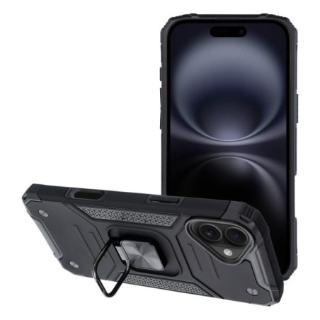 BACK-CASE NITRO DEFENDER RING schwarz für APPLE iPhone 16
