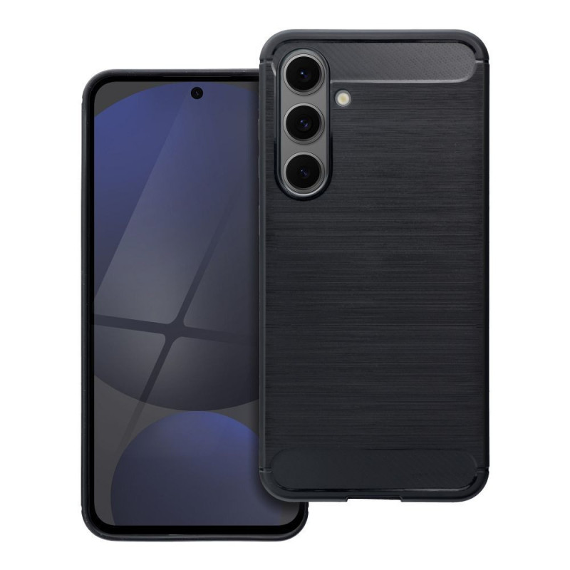 BACK-CASE Carbon schwarz für SAMSUNG Galaxy S24 FE