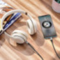 Audio Soundwire USB-C -- 3,5mm Borofone BL19 white 1m
