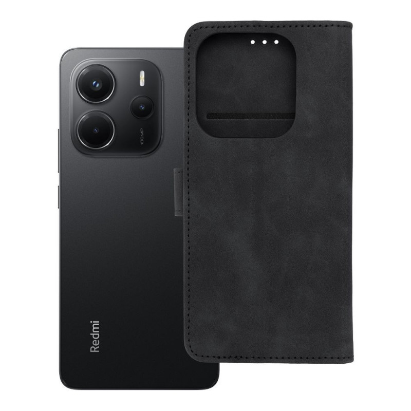 FLIPCASE VELVET schwarz für XIAOMI Redmi Note 14 4G/5G