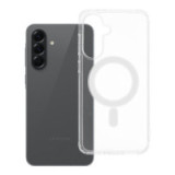 BACK-CASE transparent MagSafe-kompatibel mit Kamera-Schutz für SAMSUNG Galaxy A56