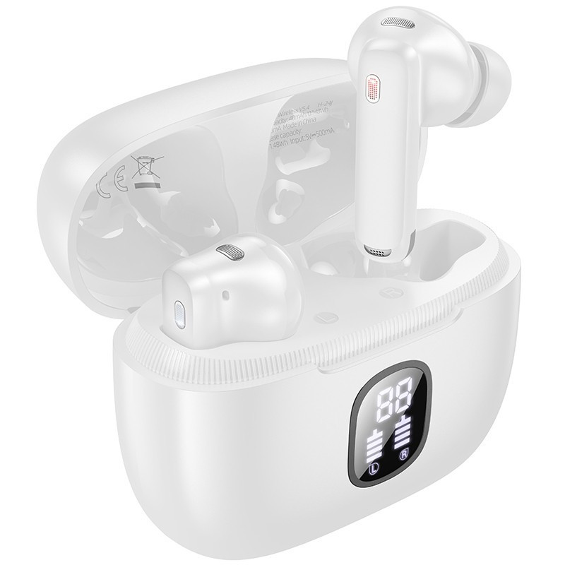 BOROFONE Bluetooth Stereo Headset (mit ANC+ENC) TWS FQ7 TREASURE white