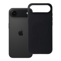 SILICONE MAG COVER (big hole) case compatible with MagSafe for IPHONE 17 Air black