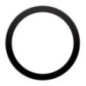 Universal round plate / magnet ring compatible with MagSafe black