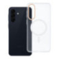 Case for Samsung A57 Go Orange compatible with MagSafe transparent