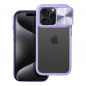 BACK-CASE SLIDE TWO violett (mit Kamera-Abdeckung) für APPLE iPhone 14