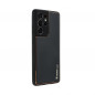 BACK-CASE LEATHER schwarz für SAMSUNG Galaxy A25 5G