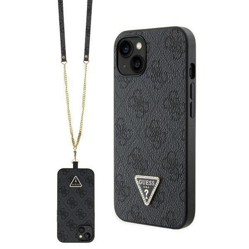 GUESS case for IPHONE 14 GUHCP14SP4TDSCPK (Metal Logo Starss Crossbody) black