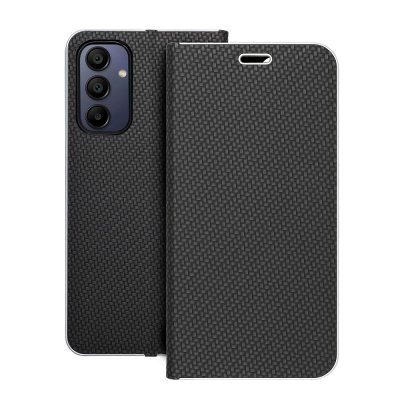 FLIPCASE LUNA Carbon schwarz für SAMSUNG Galaxy A15