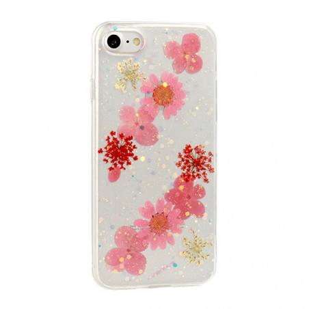 Back-Case REAL FLOWERS für Samsung J600 Galaxy J6 2018